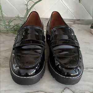 Black Patent Leather Loafers